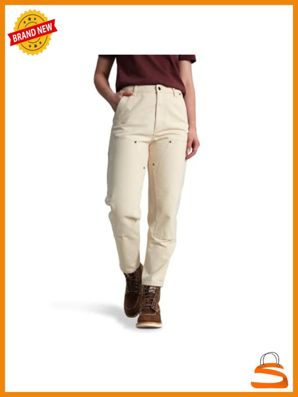 Classic Fit Double-Front Canvas Work Pant with Tool Pockets